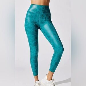 Carbon 38 Leatherette high rise leggings